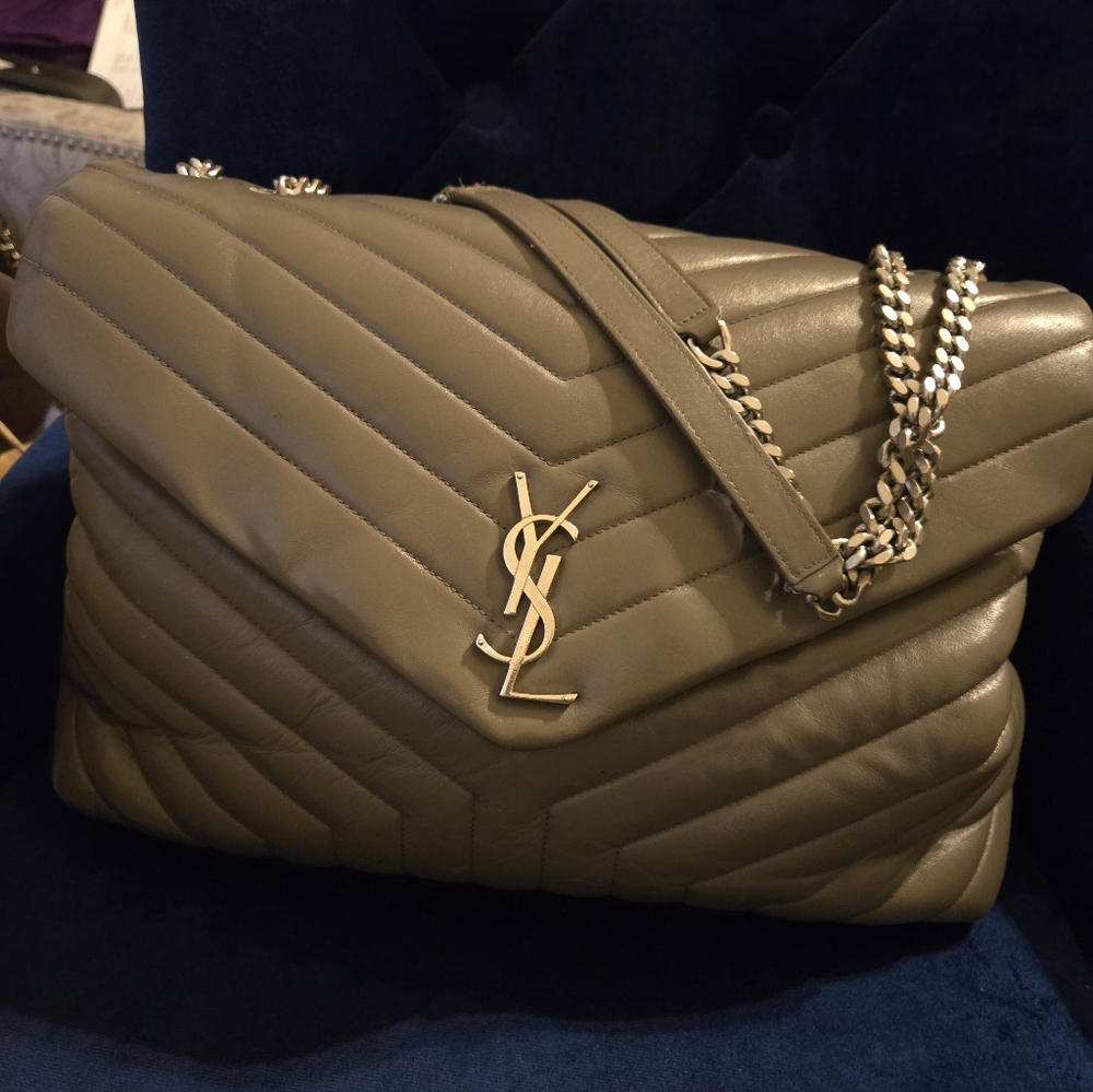 YSL QUILTED LOU LOU BAG